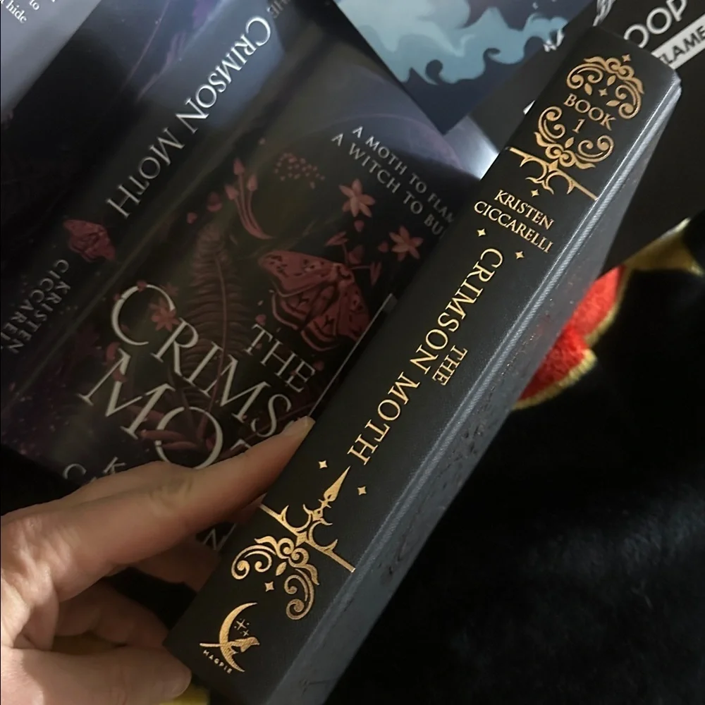 The Crimson Moth Book by Kristen Ciccarelli, Fairyloot Exclusive